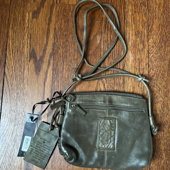 NEW Latico Leather Cross-Body in Olive - Picture 2 of 6